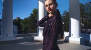 Длинное вечернее платье с разрезом Бруни Bruni