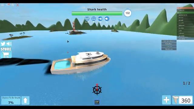 ROBLOX SHARK BITE deluxe yacht смотреть онлайн