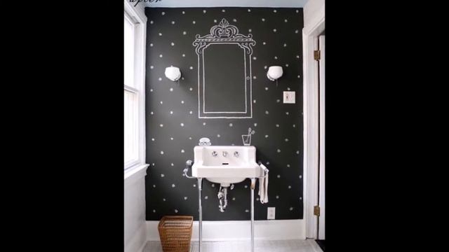 Идеи для дома. Декор. Меловая доска в ванной, в спальне, на кухне.... смотреть онлайн