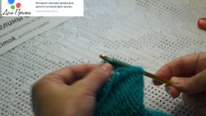 Варежки, вязание тунисским крючком, crochet tunisian (Узор № 204)