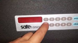 Safetronics m Как открыть сейф. Инструкция