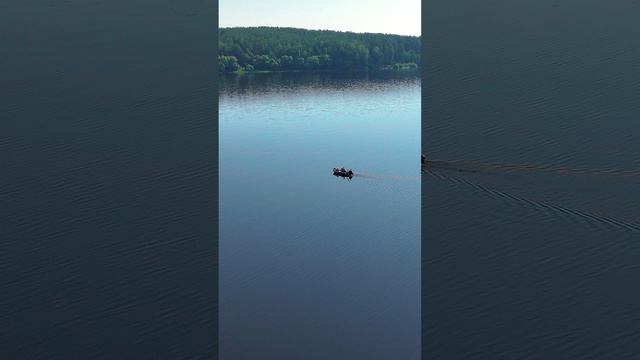 Верхне-Сысертское водохранилище #travel #катер #природа #путешествия #drone
