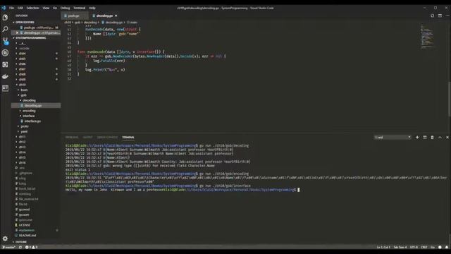 Hands-On System Programming with Go | 10. Data Encoding Using Go