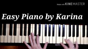 Happy birthday to you piano Easy Piano by Karina