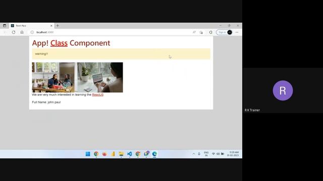 What is REACTJS? Create a SAMPLE REACTJS and SETTING up the ROUTING