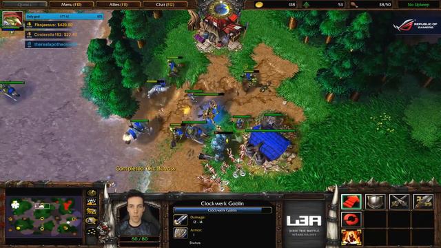 Grubby | Warcraft 3 The Frozen Throne | Orc v NE - Tinker vs. Warden! - Echo Isles смотреть онлайн