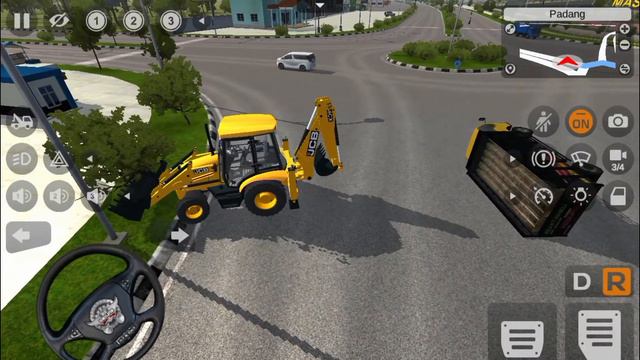 Bus Simulator Indonesia Android Gameplay | JCB mod in | bus simulator indonesia JCB mod PART -3