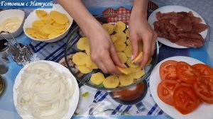 Мясо по-французски. В духовке! Мясо по-французски из свинины с картофелем и сыром.