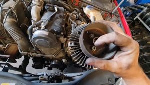 VW Пассат 1.9TDI замена ремня ГРМ.