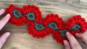 Ажурная лента крючком? Быстро, просто и очень красиво ?