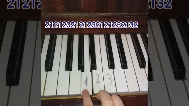 |Венера-Юпитер| на пианино●на 3 нотах●