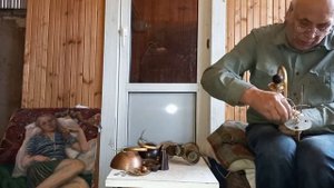 Реставрация старинной люстры.