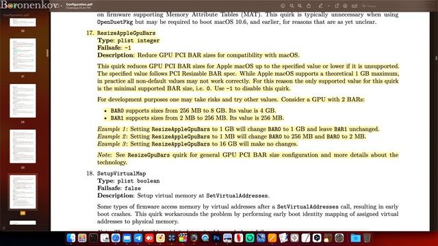 КАК НАСТРОИТЬ RE-SIZE BAR SUPPORT В HACKINTOSH?! - ALEXEY BORONENKOV смотреть онлайн