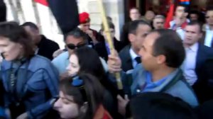 Русские на митинге в Сирии. Дамаск, ноябрь 2011 г.