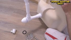 Установка раковины в ванной