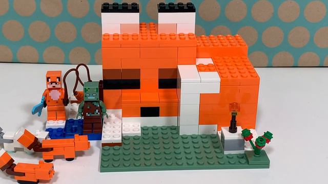 LEGO - 21178 - Minecraft - The Fox Lodge 🦊 смотреть онлайн