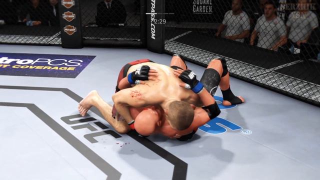 UFC БОЙ Хабиб Нурмагомедов vs Билл Голдберг (com. vs com.)