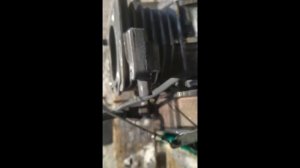 Приобрели б/у снегоуборщик с заклиненным мотором. Ремонт.