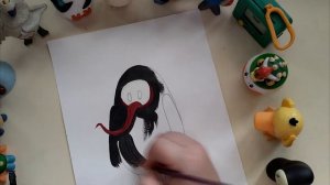 How to Draw Venom.How To Draw Fall Guys.Как рисовать Фол Гайс Веном.Как нарисовать Венома.Рисование