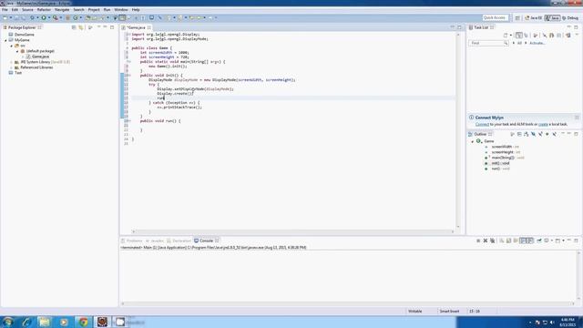 LWJGL Game Development Tutorial #1 - Display смотреть онлайн