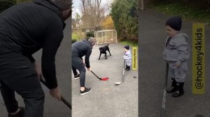 Овечкин вместе с Женой и сыном играет в хоккей!