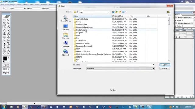 How to Crop an Image (Photoshop CS full work)- Part 01