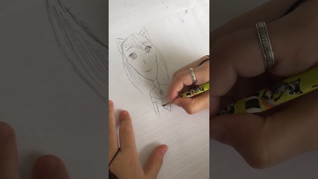 Как рисовать аниме - лисичку🦊 смотреть онлайн