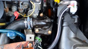 Замена термостата Пежо 307/Peugeot 307 2.0 HDI