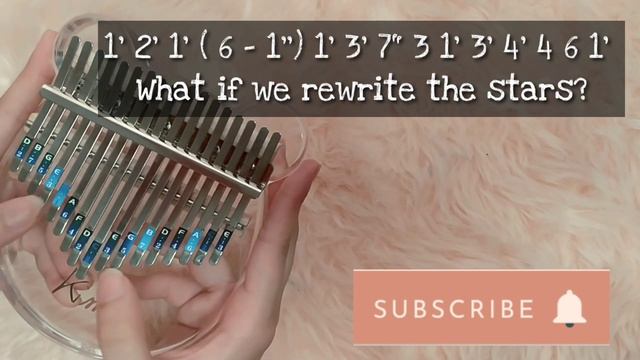 REWRITE THE STARS -ZAC EFRON AND ZENDAYA✨ KALIMBA COVER WITH EASY TABS || Kimberly Maldo смотреть онлайн