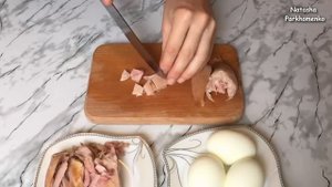 САЛАТ "РАДУГА" УКРАСИТ ЛЮБОЙ ПРАЗДНИЧНЫЙ СТОЛ ПРОСТО ОБЪЕДЕНИЕ / Salad "Rainbow"