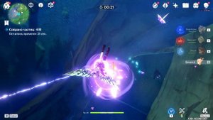 GENSHIN IMPACT ИНАДЗУМА, ОСТРОВ НАРУКАМИ, ИСПЫТАНИЕ НА ВРЕМЯ 8 ЭЛЕКТРО ЧАСТИЦ 40 СЕКУНД | ГОРА ЕГО