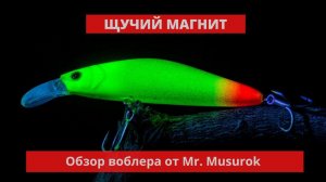 #34 #спиннинг #воблерщука Щучий магнит - обзор на воблер ручной работы от Mr. Musurok