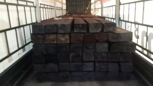 Рейс с жд шпалой, креозот наделал делов