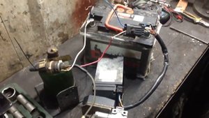 Webasto Thermo Top C. Запуск на столе.