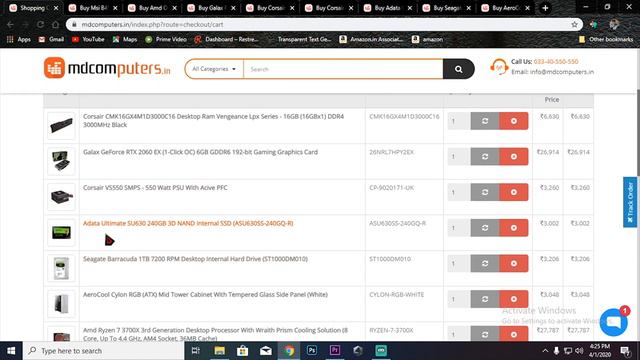 Ep6 | 80,000ரூபாய் 4K RTX PC build components |4Kgaming/Streaming&editing | RTX 2060 |8 core