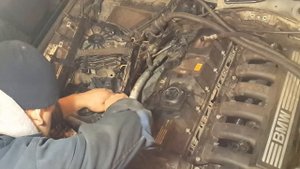 Ремонт двигателей в Волгограде.Замена вала Valvetronic BMW 5 E60 N52.Часть 3.