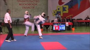 Taekwondo WTF. Чемпионат России. 17.11.2013. Иванова-Калупина