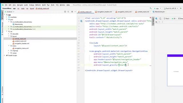 Implement Navigation Drawer in Kotlin | Android App Development Tutorial For Beginners