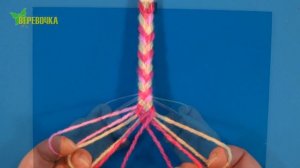 Как сплести браслет из ниток на пальцах | Плетение браслетов из ниток | Браслет из пряжи