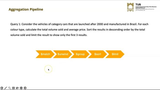 MongoDB Aggregation Query in Shell Environment - Part1 смотреть онлайн