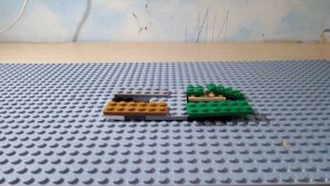 бронепоезд из Лего.