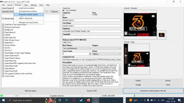 Using Hakchi 3.8 - Adding More Games to Your NES, SNES & Sega Mini