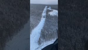 Просека под газопровод "Сила Сибири 2".