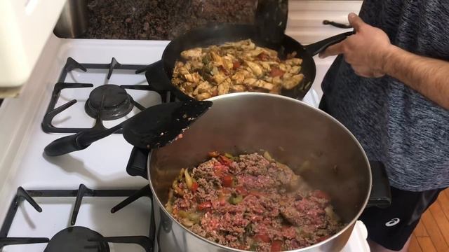 30 MINUTE MEAL PREP FOR FAT LOSS!! CHICKEN FAJITAS AND CHIPOTLE CHILI BOWL MEAL PREP!