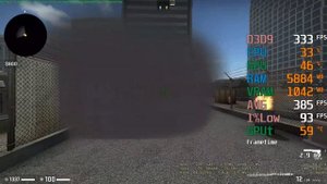 GeForce GTX 1660 ti -- Intel Core i3-10100F -- CSGO uLLeticaL Benchmark