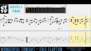 Wonderful Tonight Eric Clapton Fingerstyle Acoustic Guitar Pro Tabs Sungha Jung