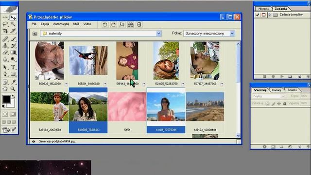 Kurs Photoshop - 3 - Obracanie obrazkow смотреть онлайн