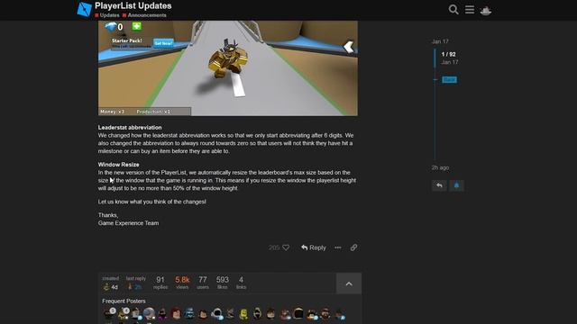 Roblox IMPROVED the new Player List! смотреть онлайн