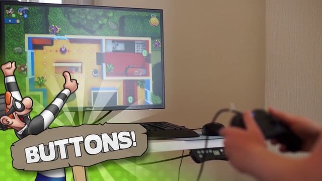 Robbery Bob: Man of Steal official Steam trailer смотреть онлайн