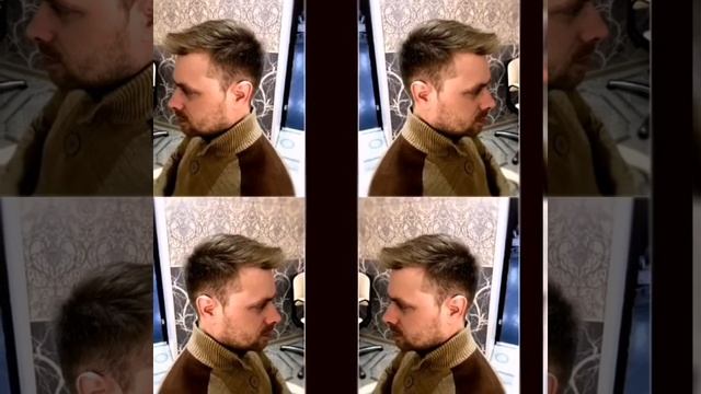 Мужская стрижка, до-после смотреть онлайн